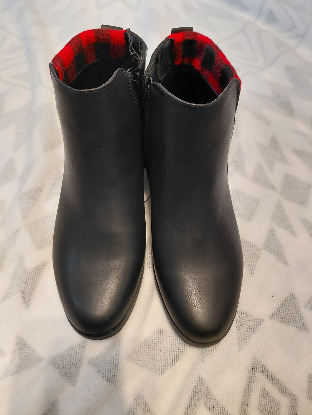 Maurices Black Platform Ankle Boots